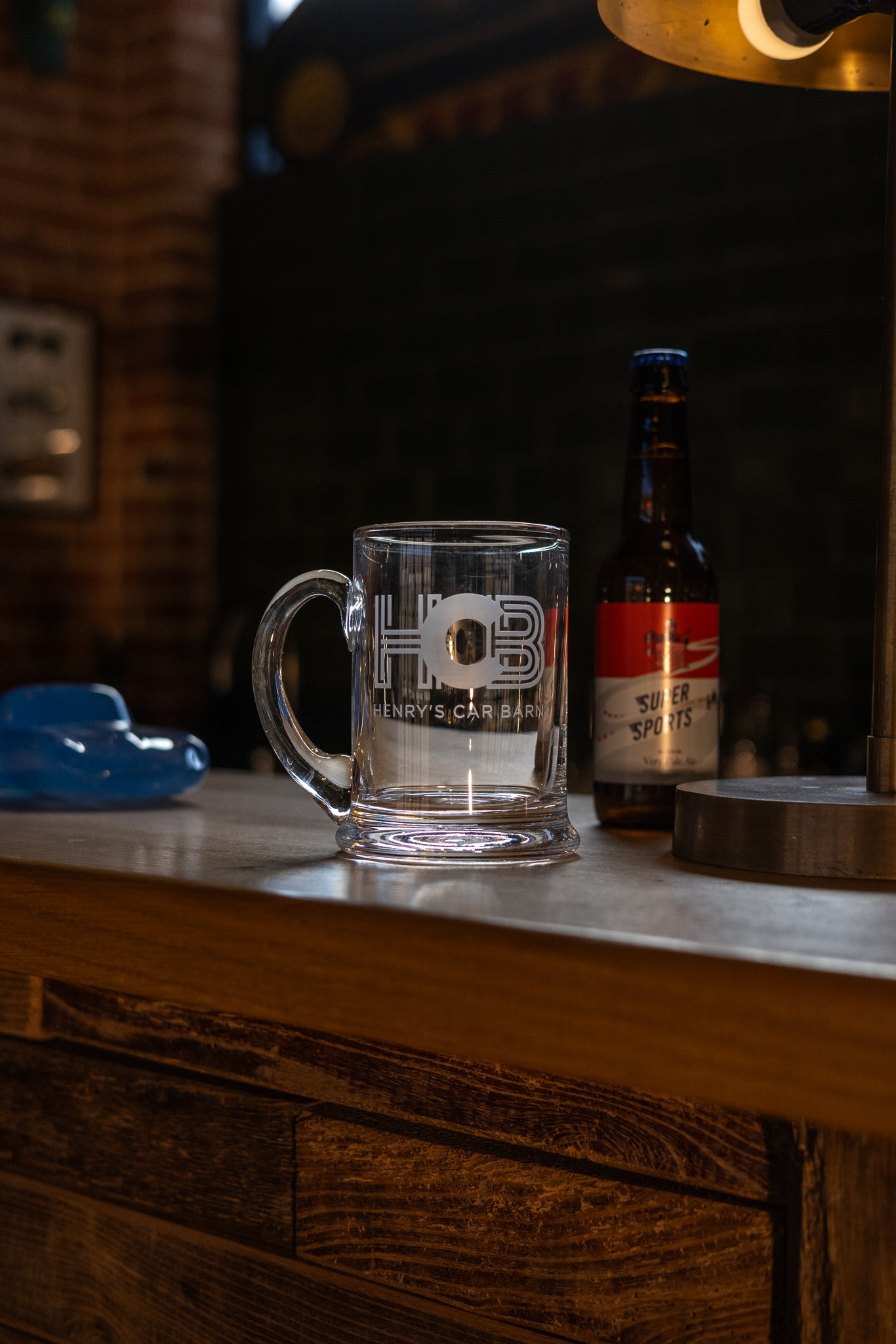 Glass HCB Beer Tankard