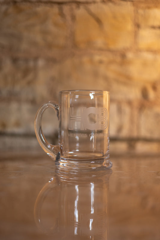 Glass HCB Beer Tankard